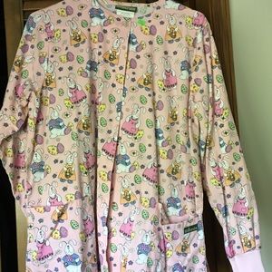 Ladies Easter Scrub Jacket